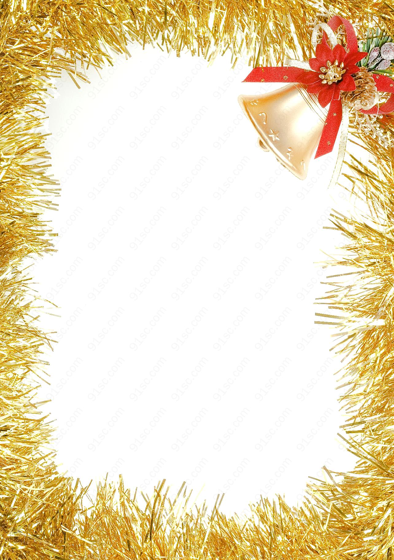 圣诞铃铛背景图片高清摄影