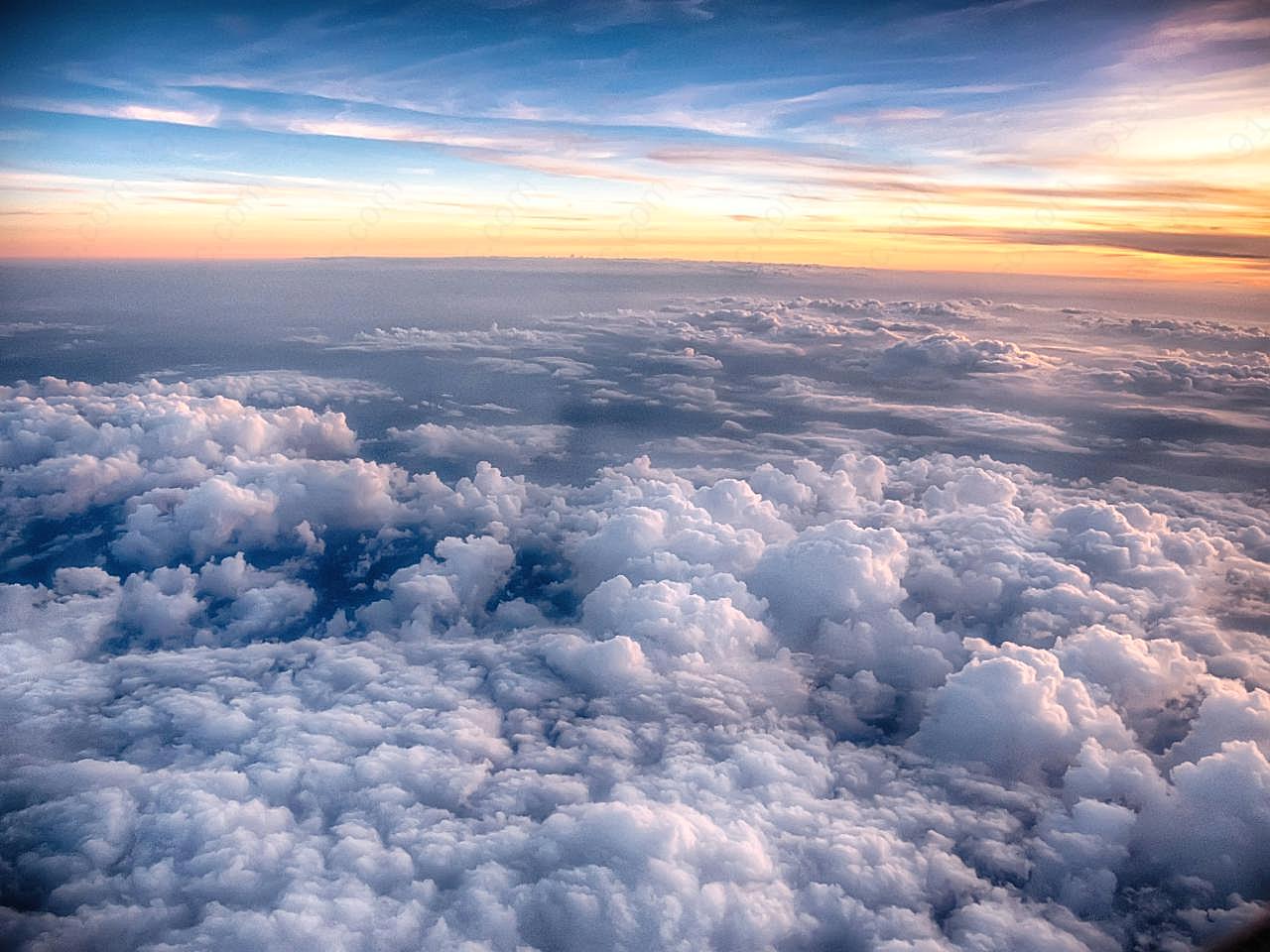 高空云层图片自然