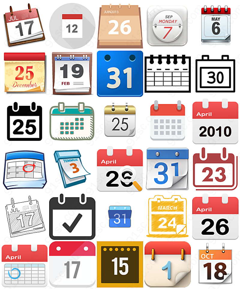 日历icon软件图标