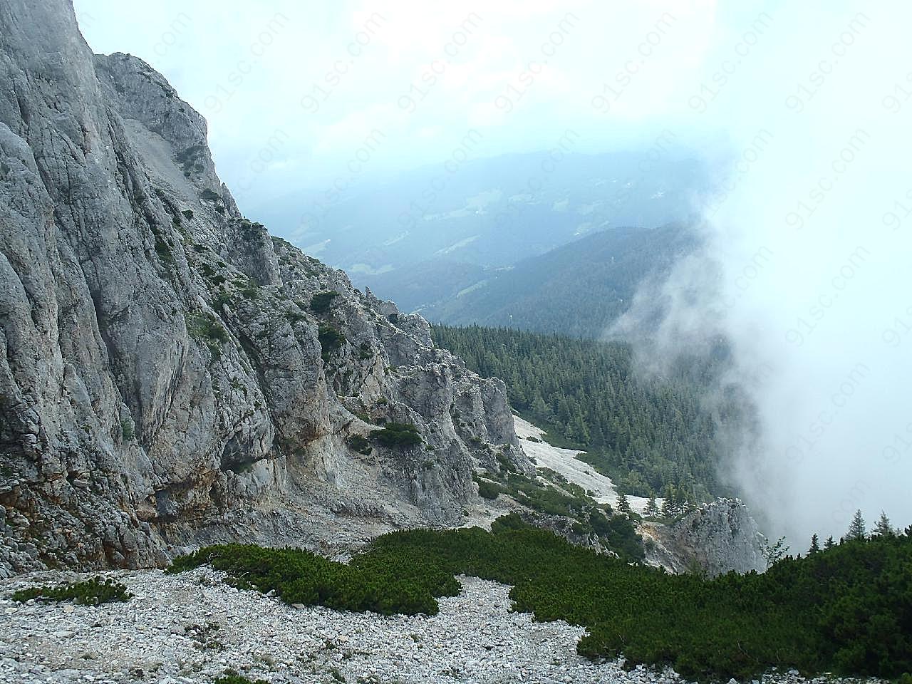 阿尔卑斯山自然高山图片山脉