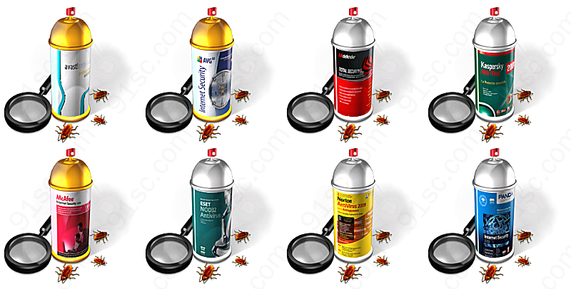 杀虫剂和杀毒软件软件图标