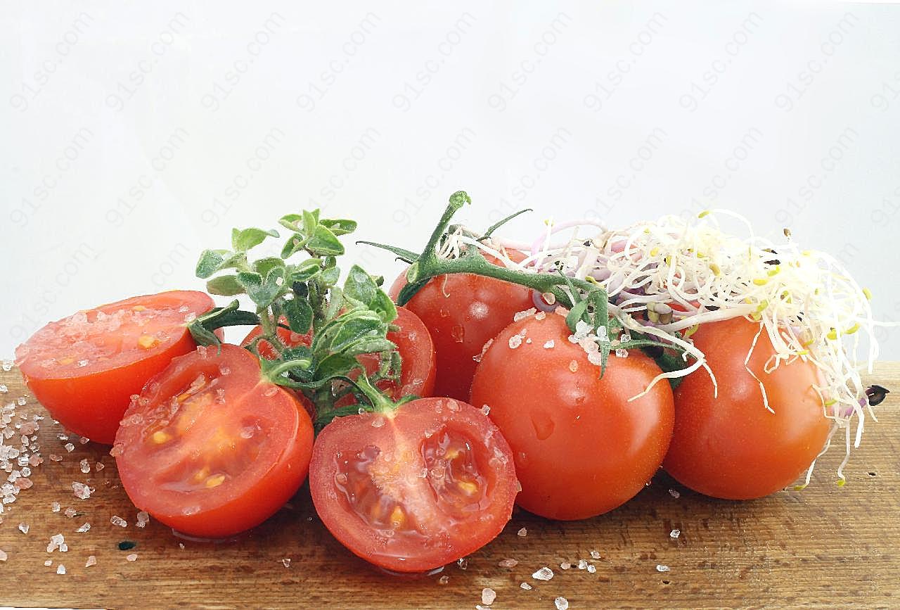 营养新鲜西红柿图片生物摄影