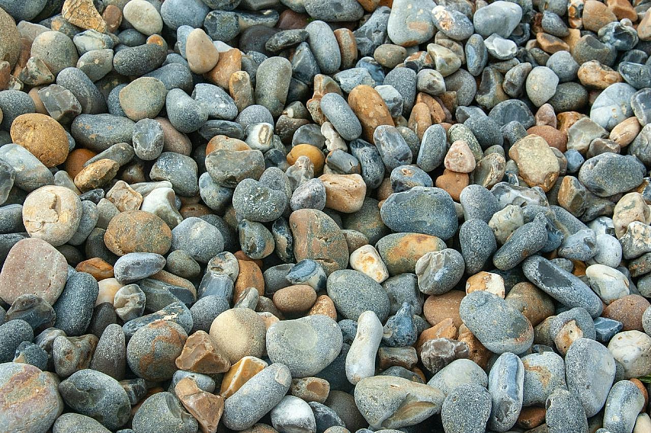 海滩鹅卵石石块图片摄影