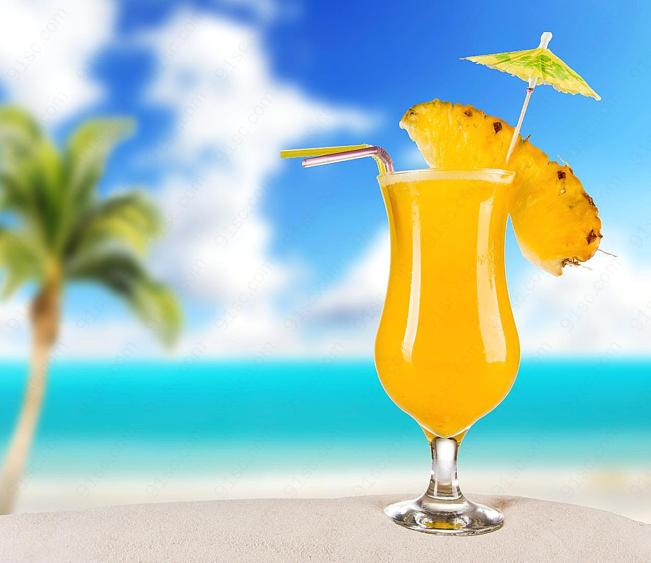 夏季新鲜橙汁图片下载饮料