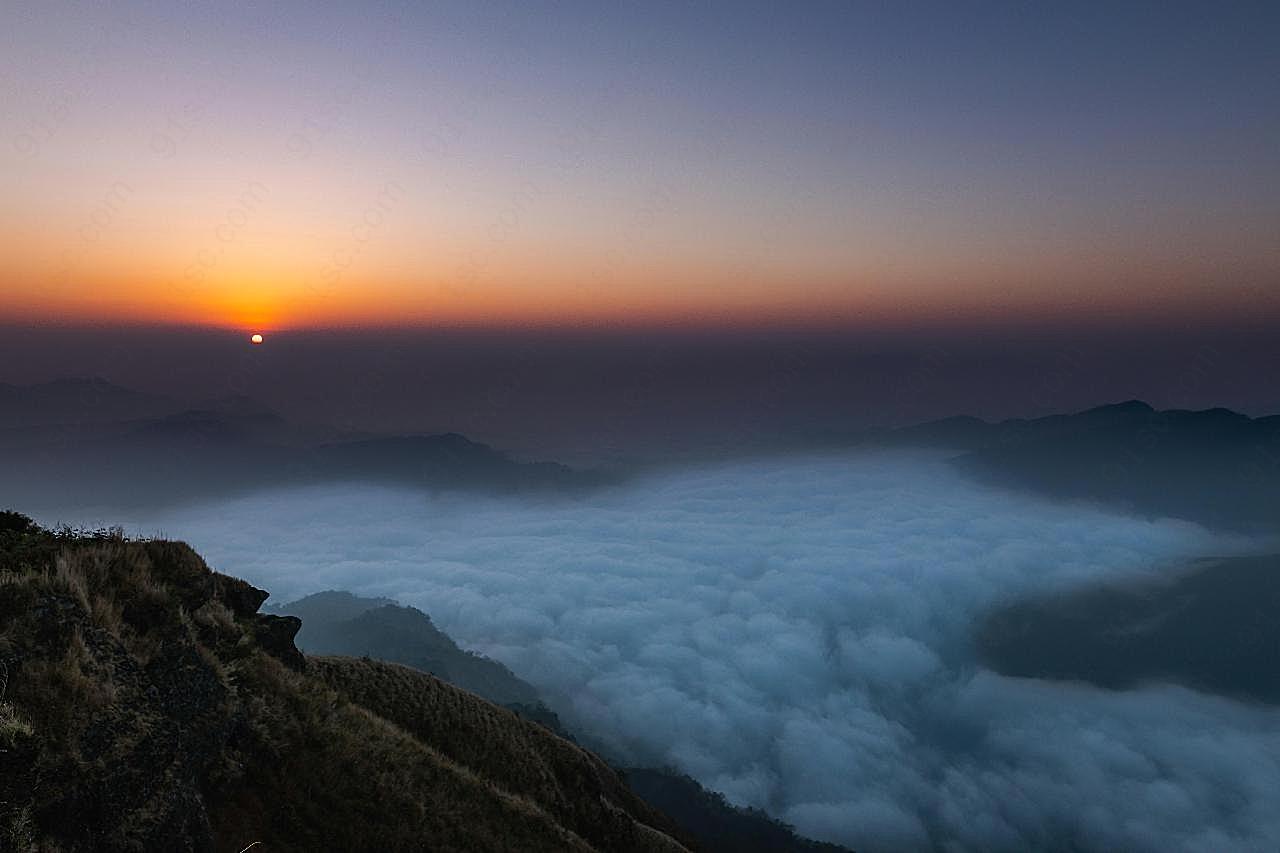 大山云海图片摄影