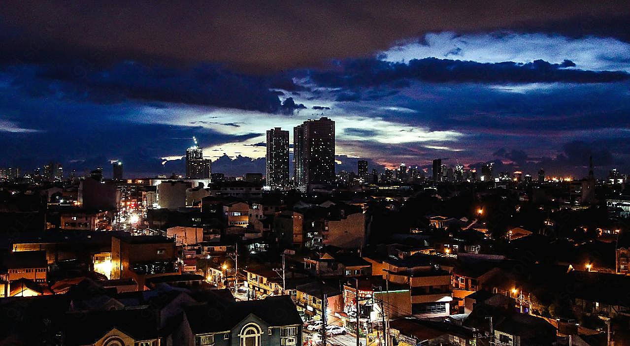 世界美夜景城市图片建筑摄影