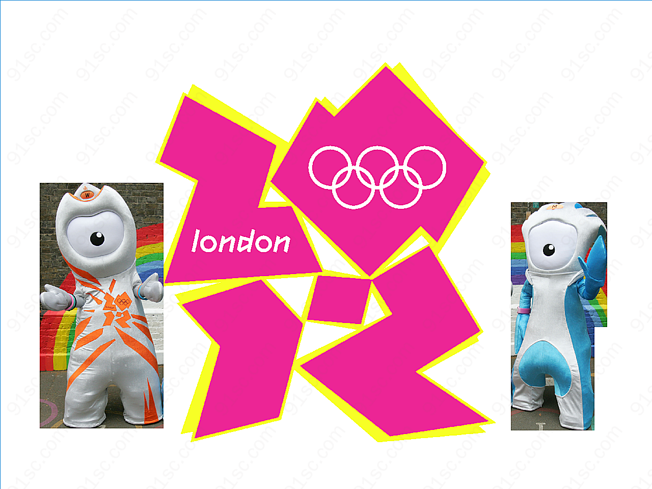 伦敦奥运会标志矢量体育标志