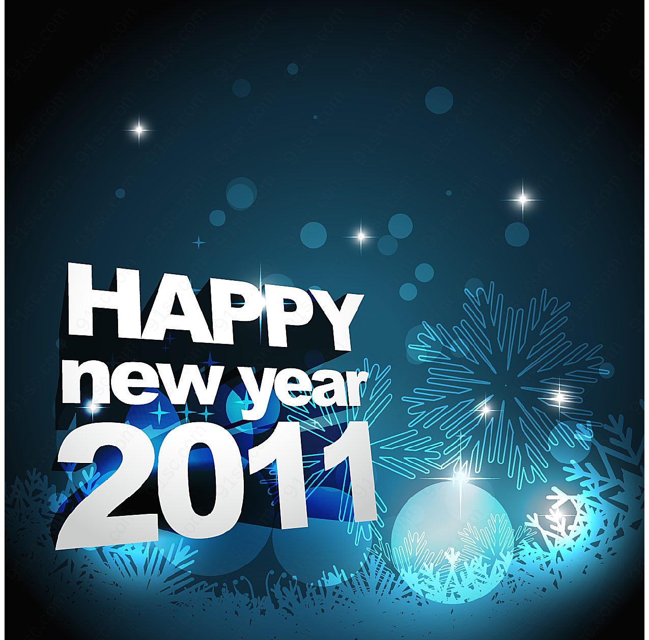 2011新年快乐矢量节日其它