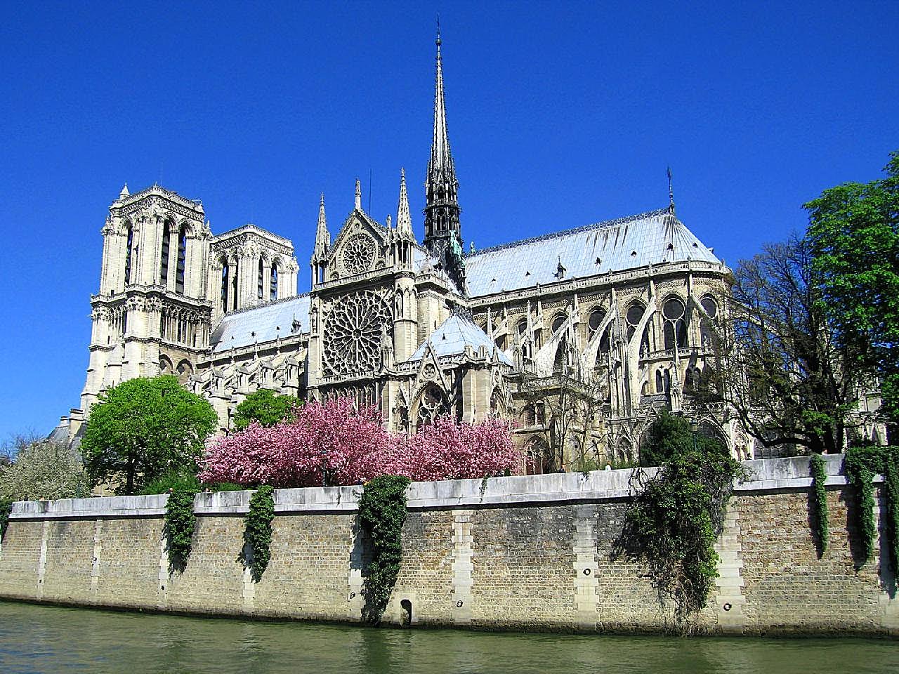 巴黎圣母院图片特色建筑