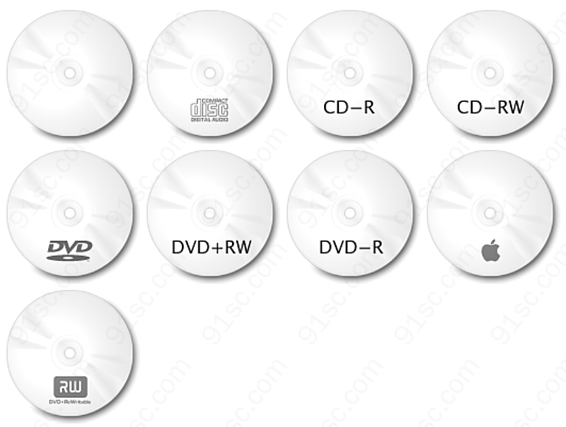 精致cd光盘硬件图标