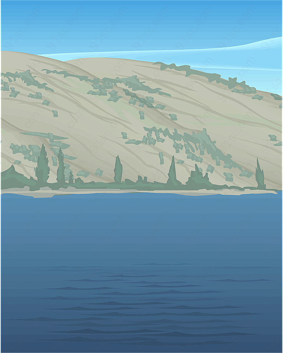 矢量风景背景_35矢量自然风景