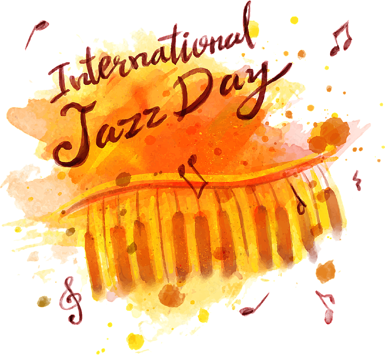 国际爵士乐日矢量节日其它