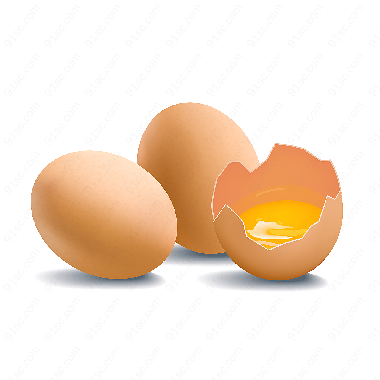 鸡蛋矢量图矢量食材