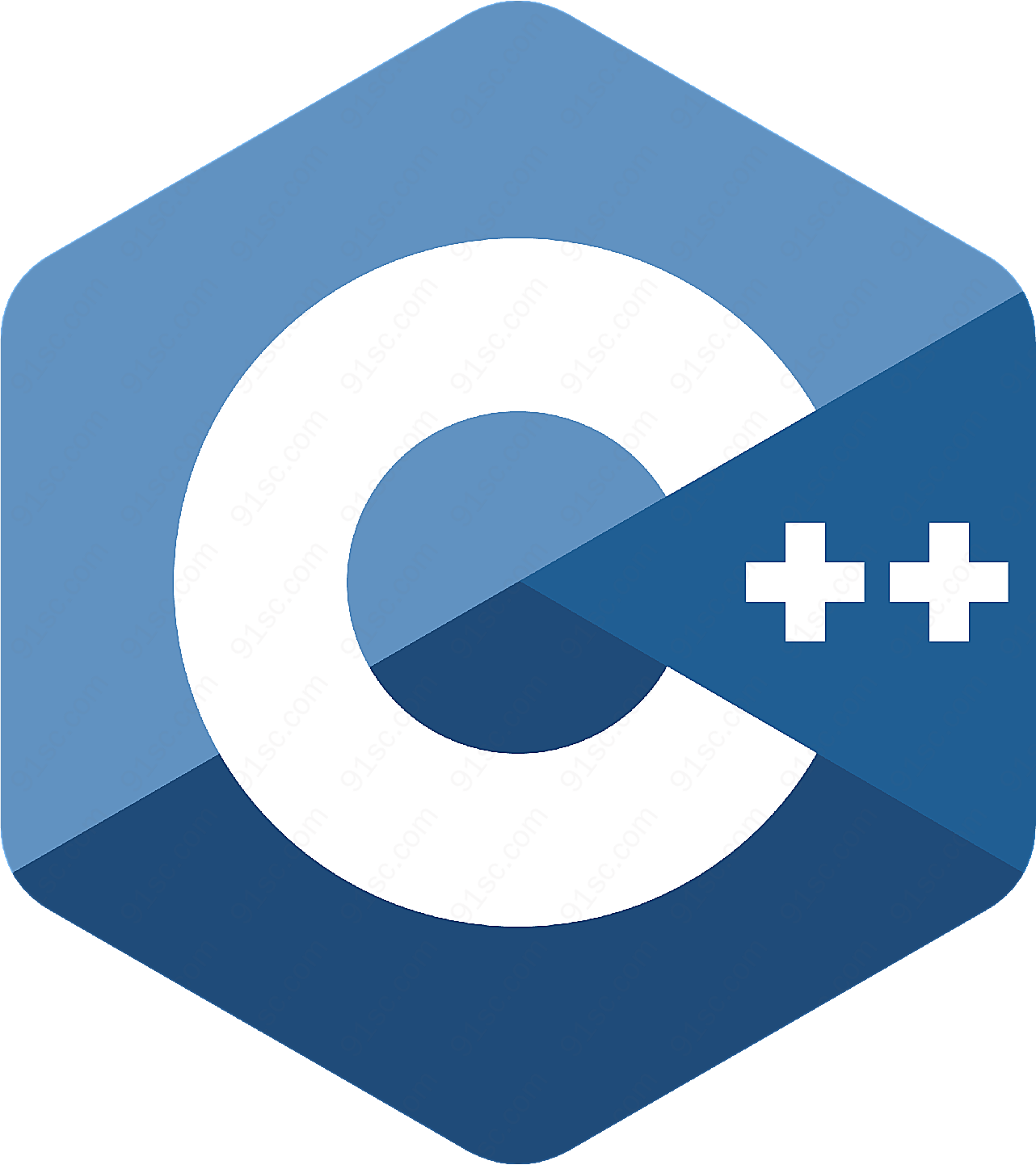 c++编程语言logo矢量IT类标志