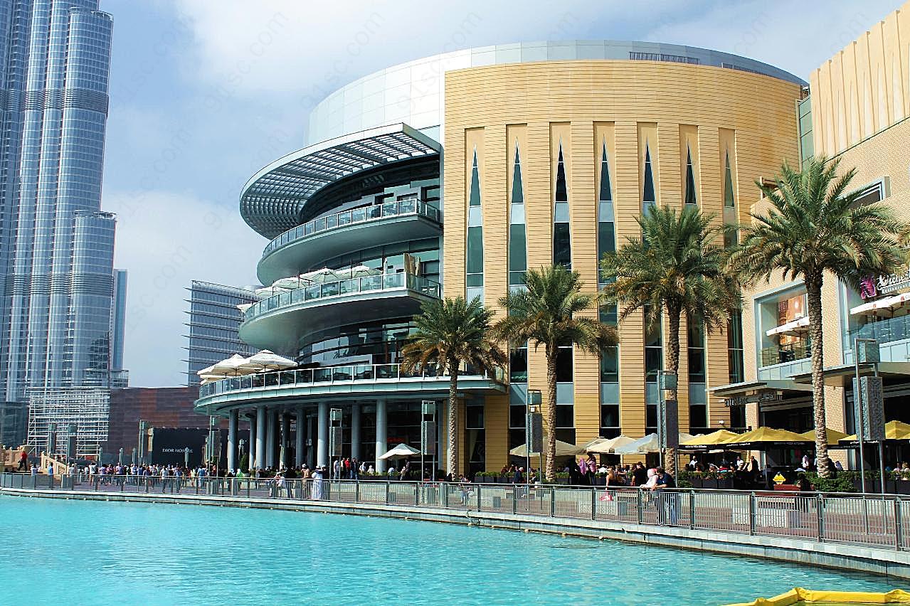 迪拜大购物中心图片现代建筑