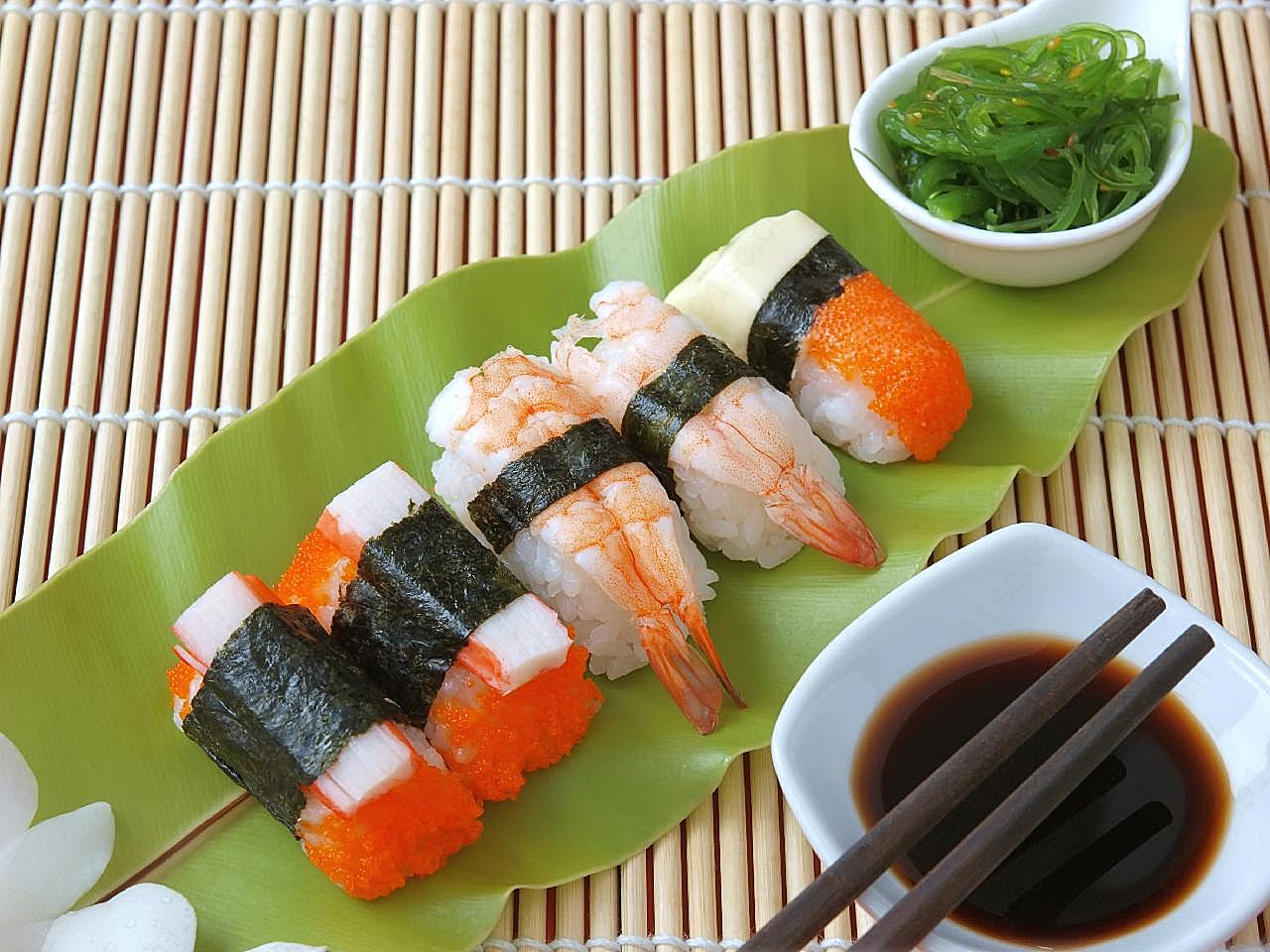 寿司的图片素材美食摄影