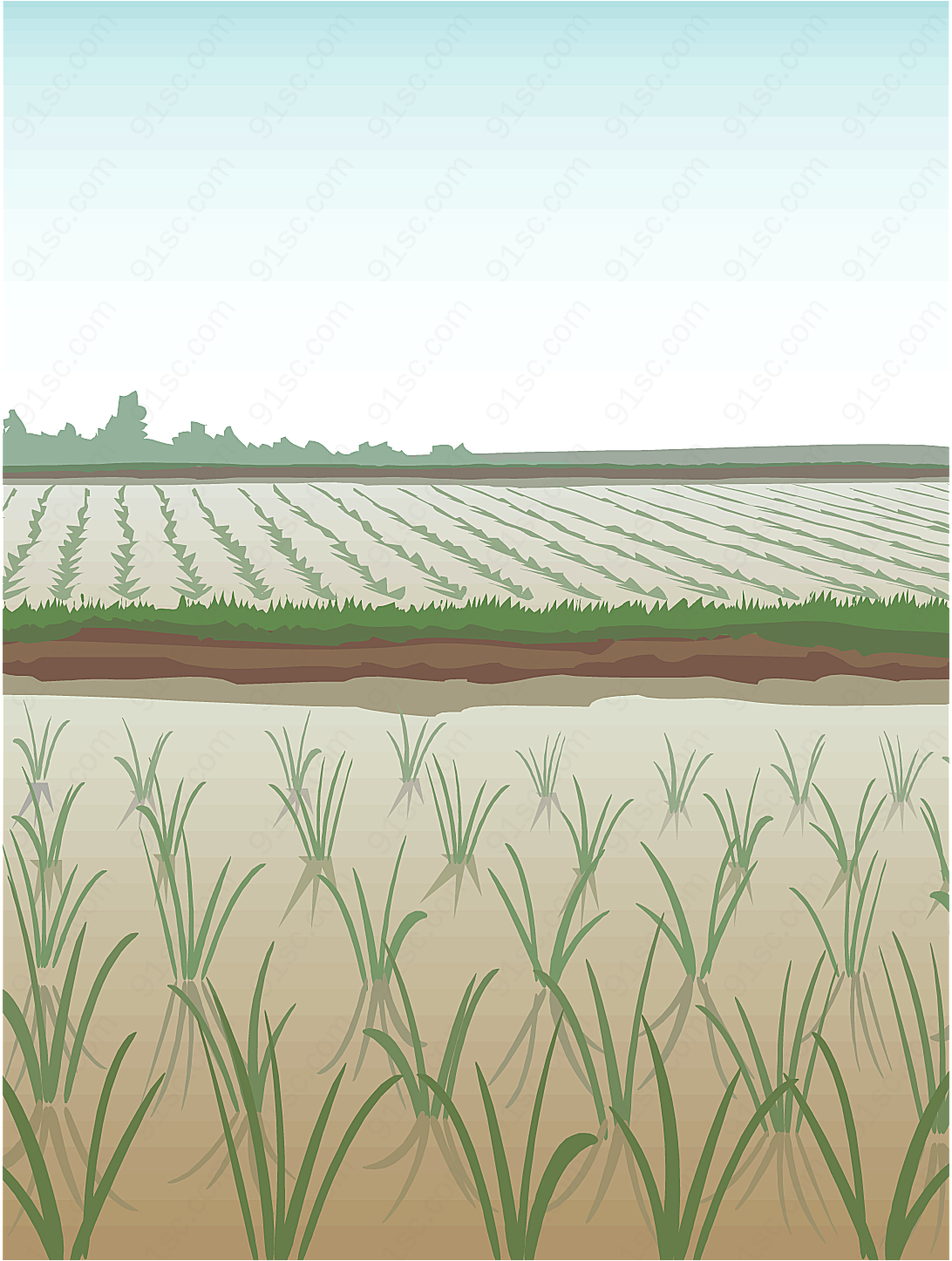 矢量风景背景_259矢量自然风景