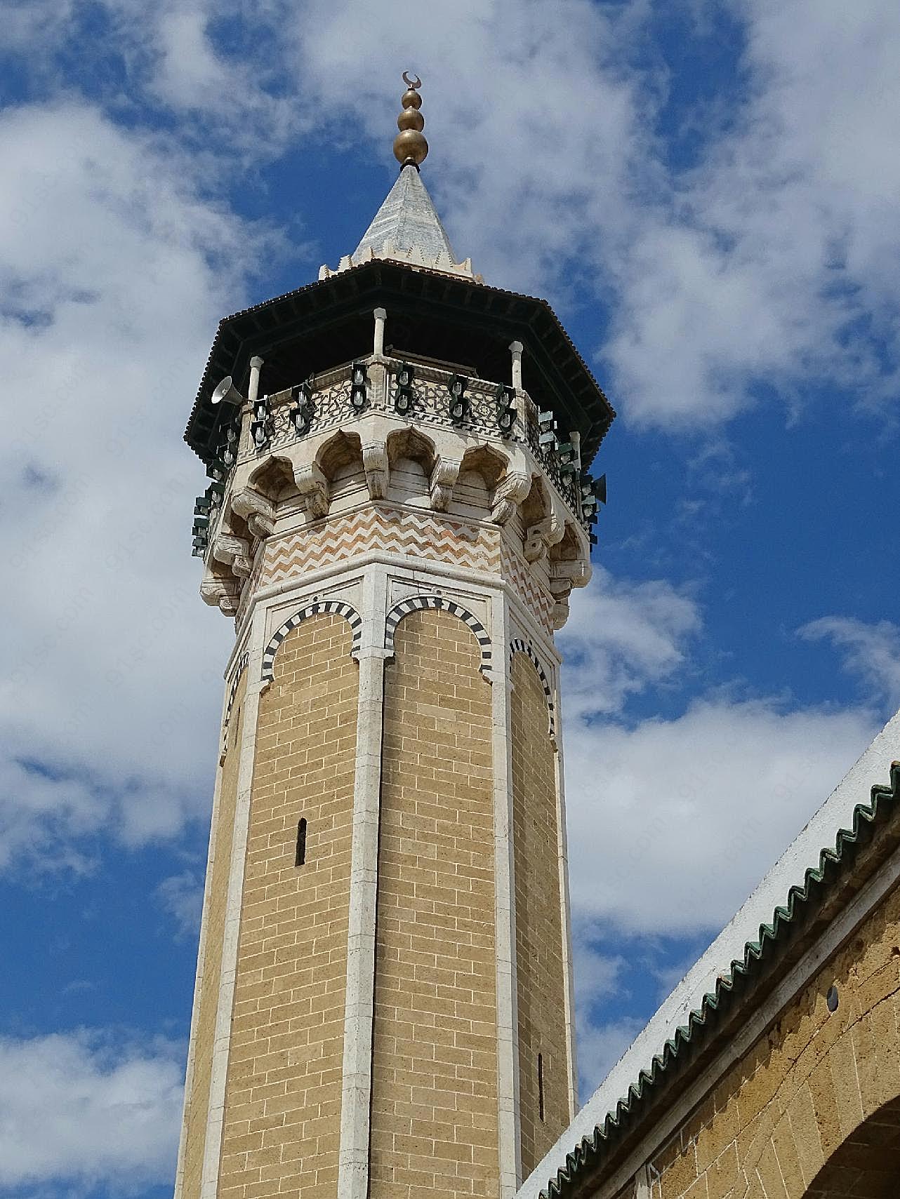 突尼斯清真寺图片特色建筑