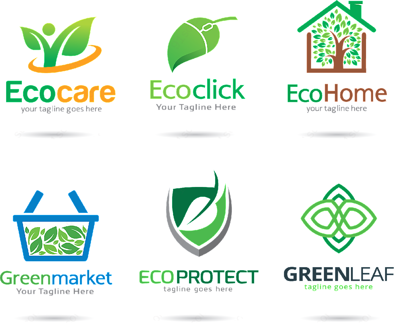 环保主题logo矢量logo图形