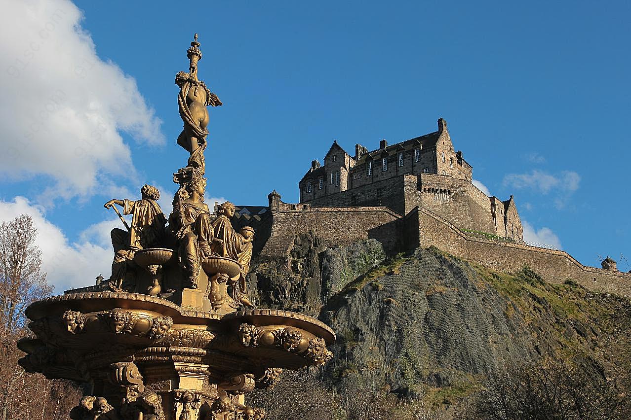 爱丁堡城堡图片特色建筑