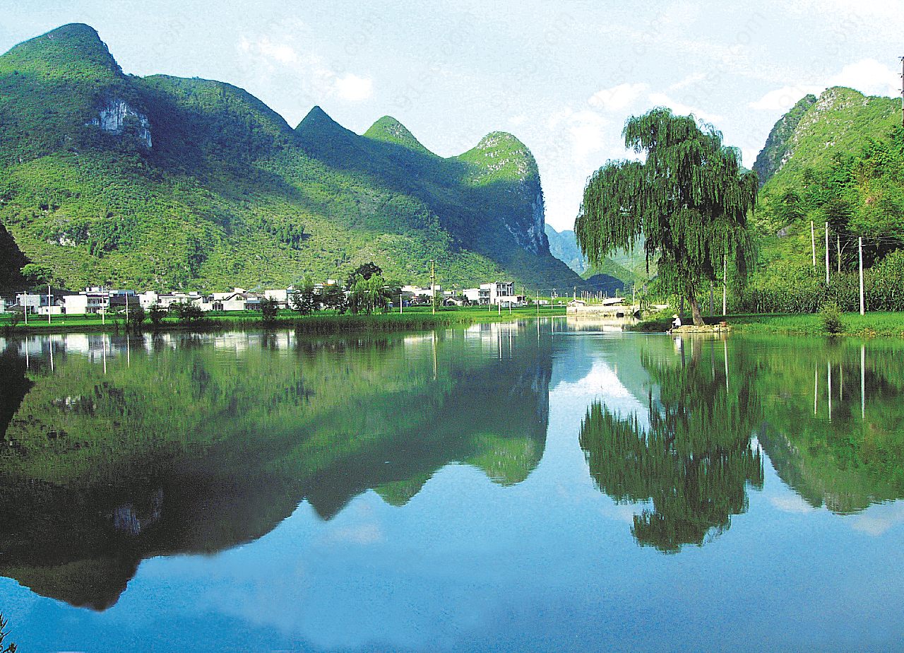 平寨水库风景摄影图片自然