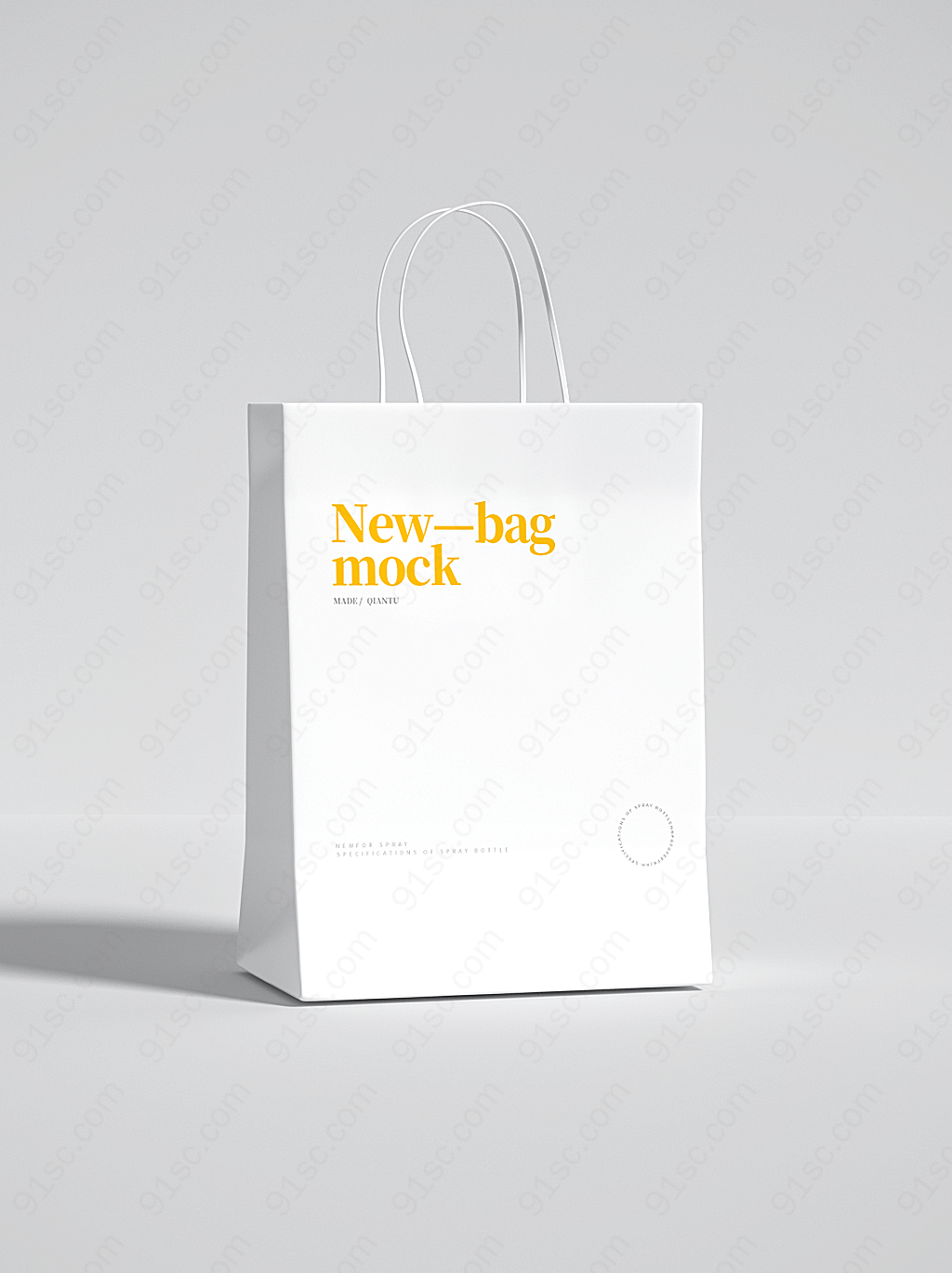 原创手提袋品牌logo提案样机包装样机