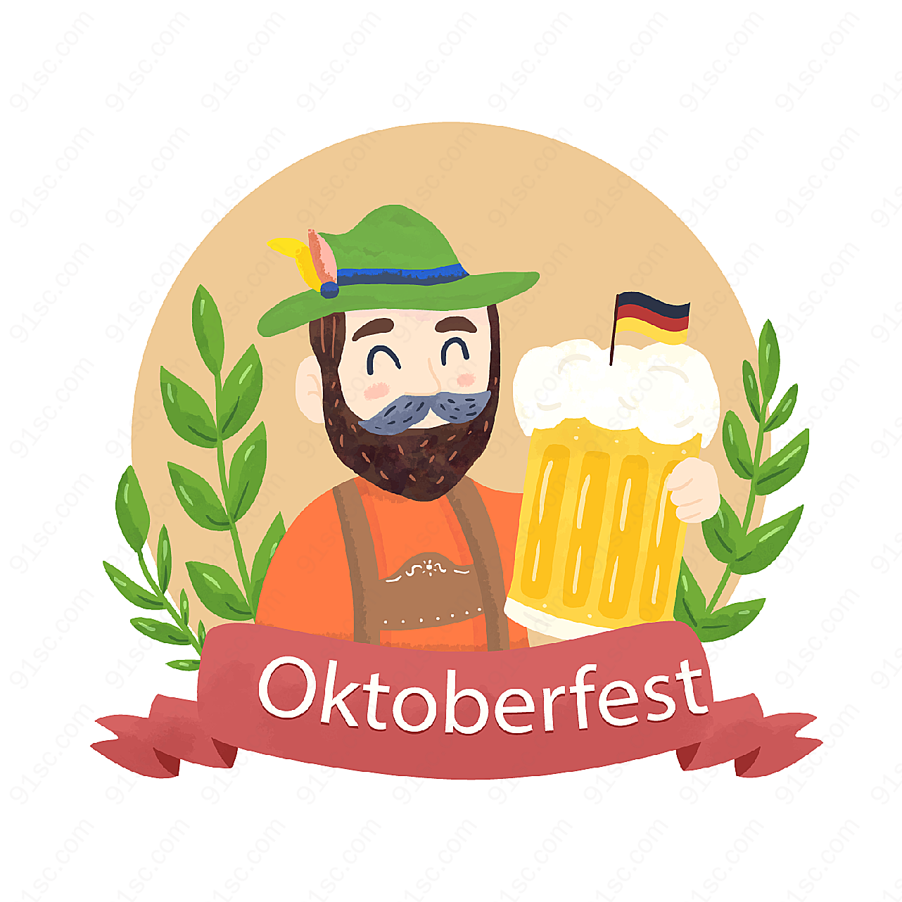 德国慕尼黑啤酒节其它其它矢量节日其它
