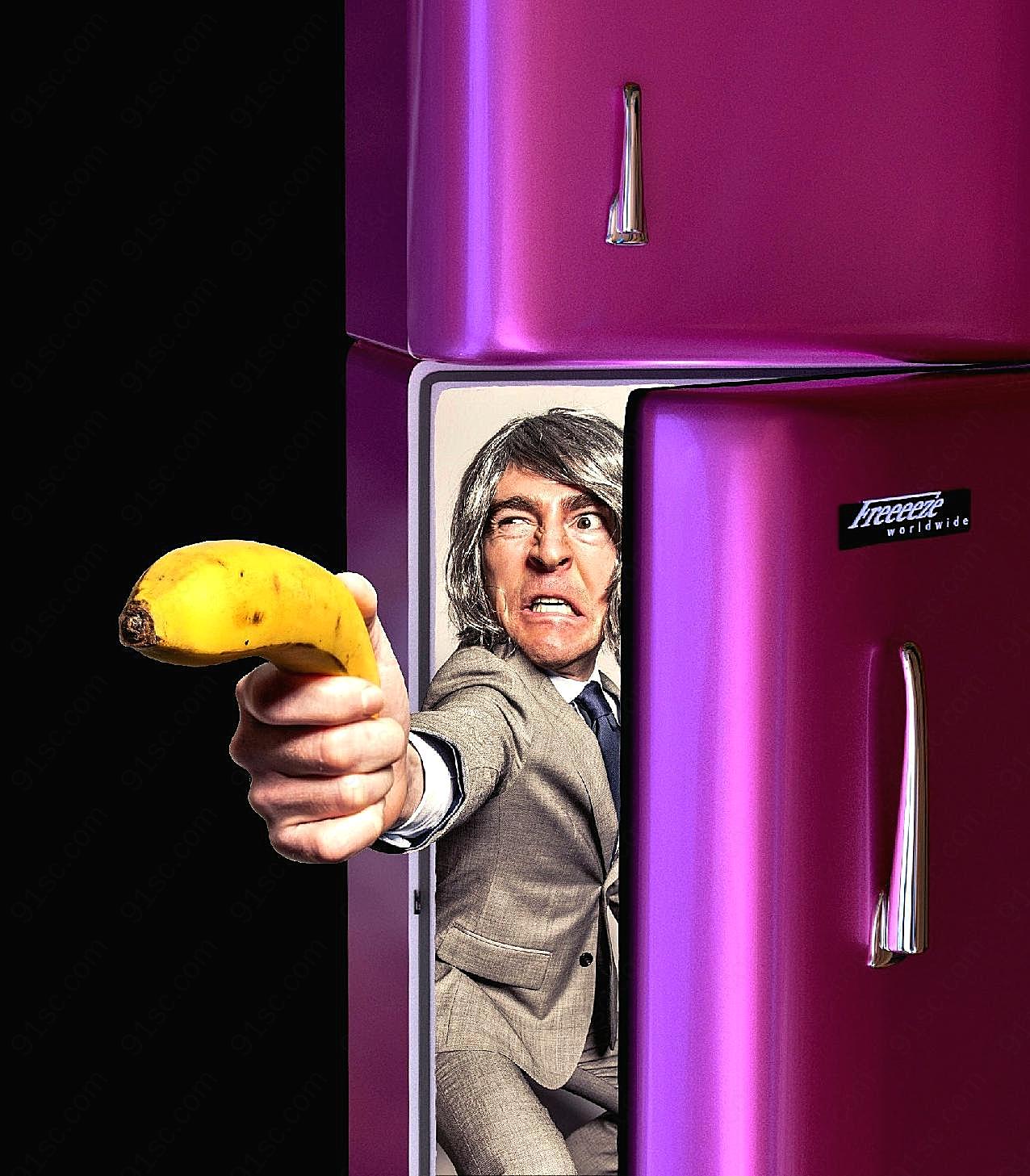 冰箱另类广告创意图片创意设计图片