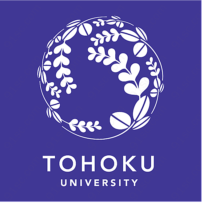 日本东北大学标志矢量教育机构标志