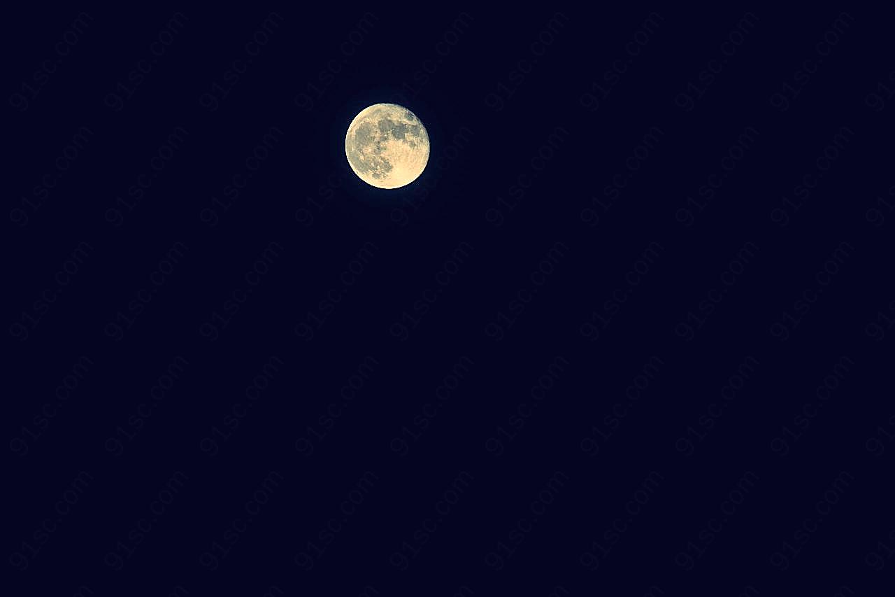 月亮的图片星空图片