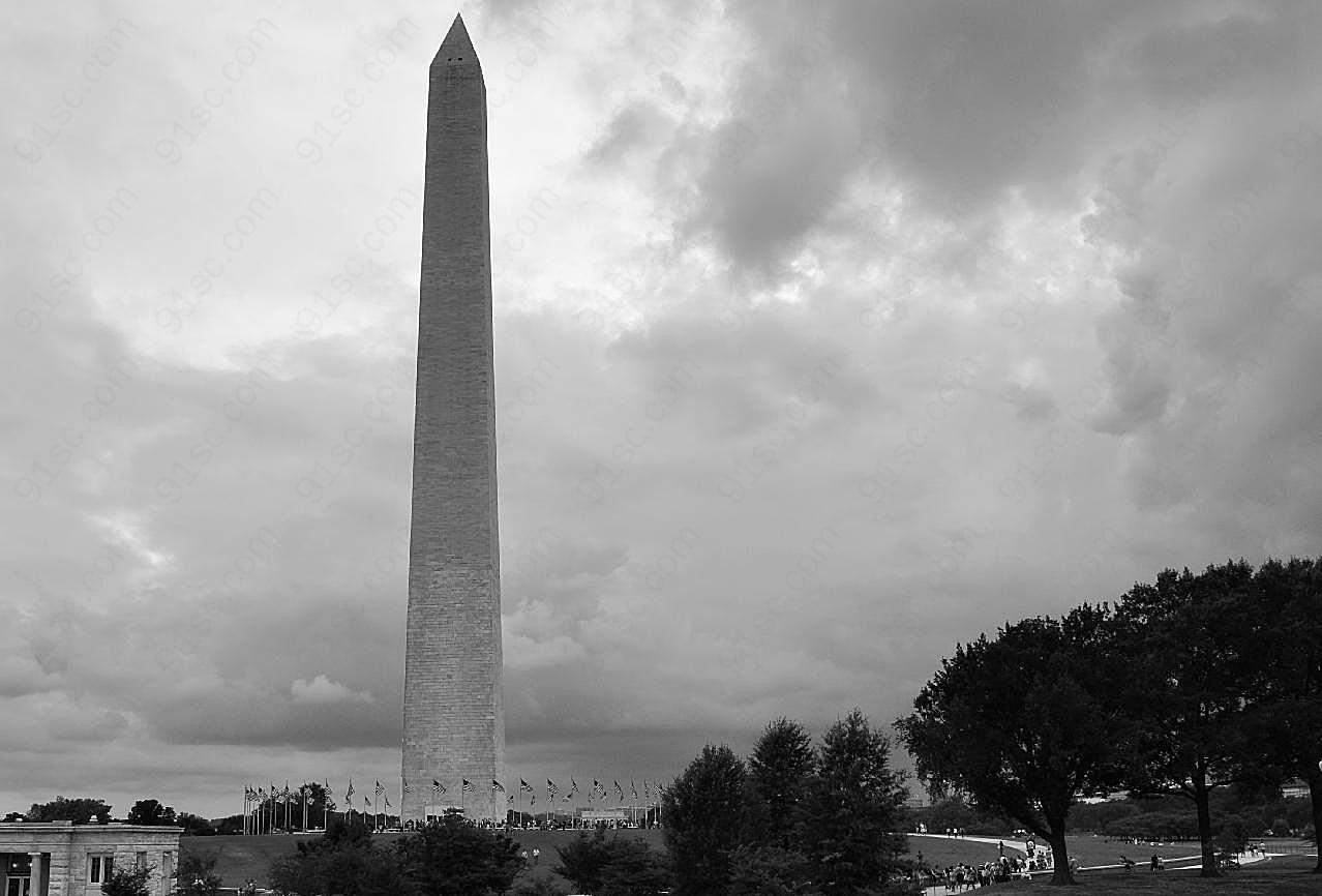 华盛顿纪念碑图片建筑