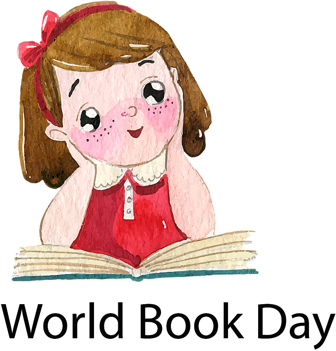 世界图书日女孩矢量节日其它
