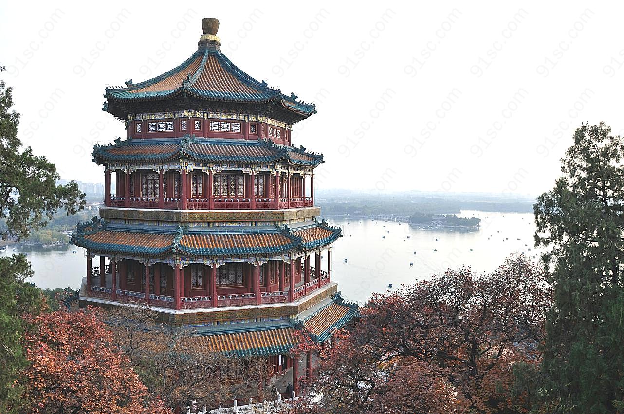 北京颐和园图片特色建筑