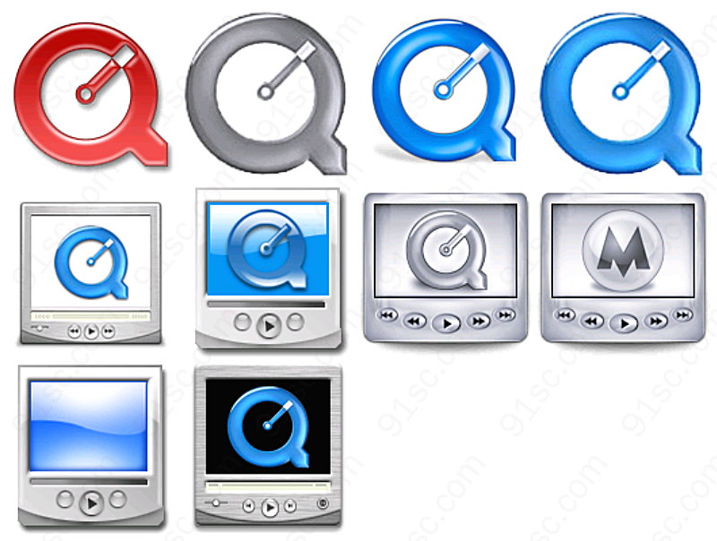 quicktime系列系统图标