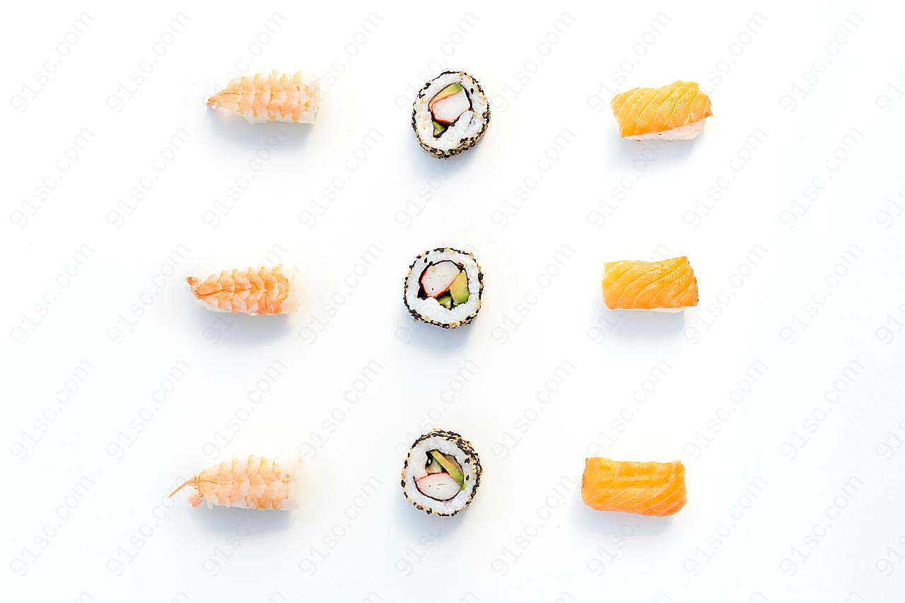 日本寿司美食背景图片高清摄影