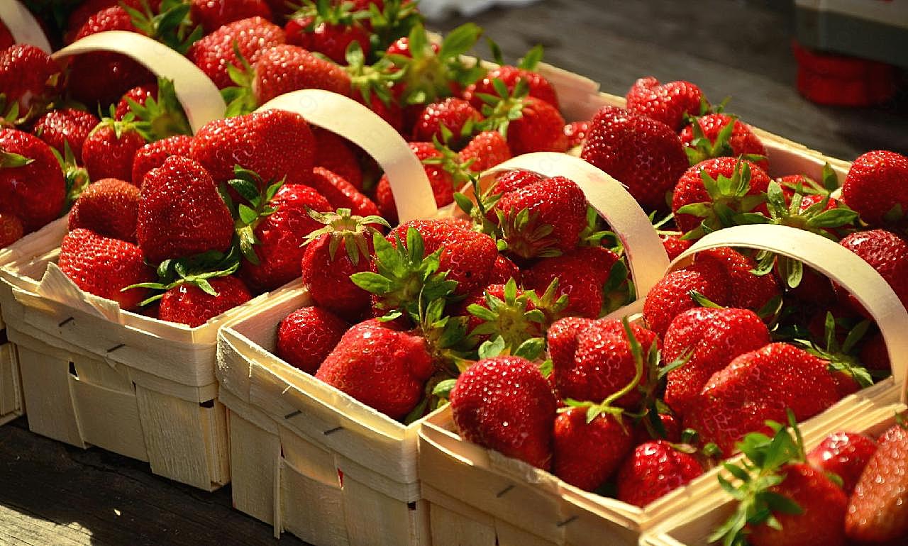 草莓图片高清图水果
