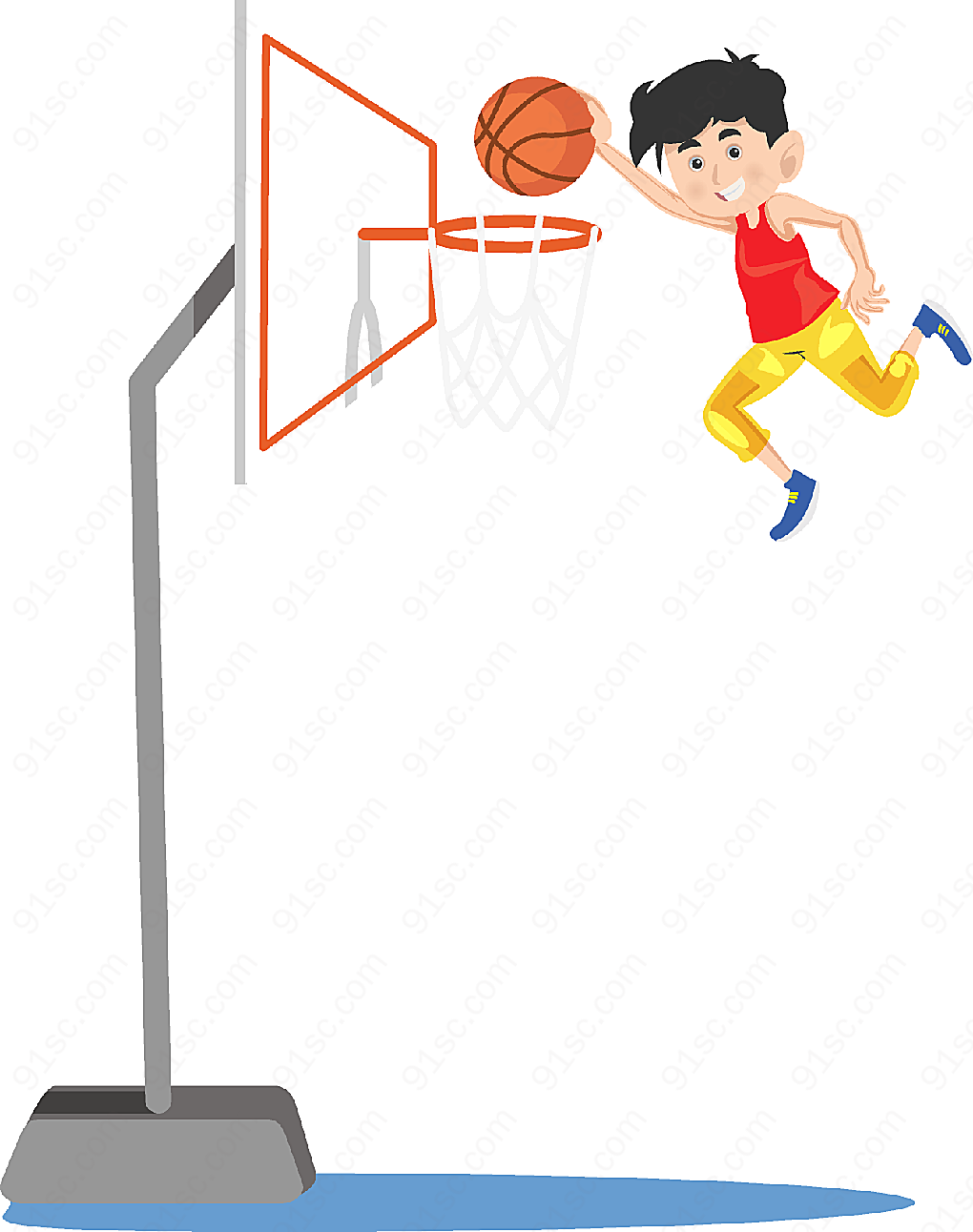 篮球少年活力无限动漫卡通