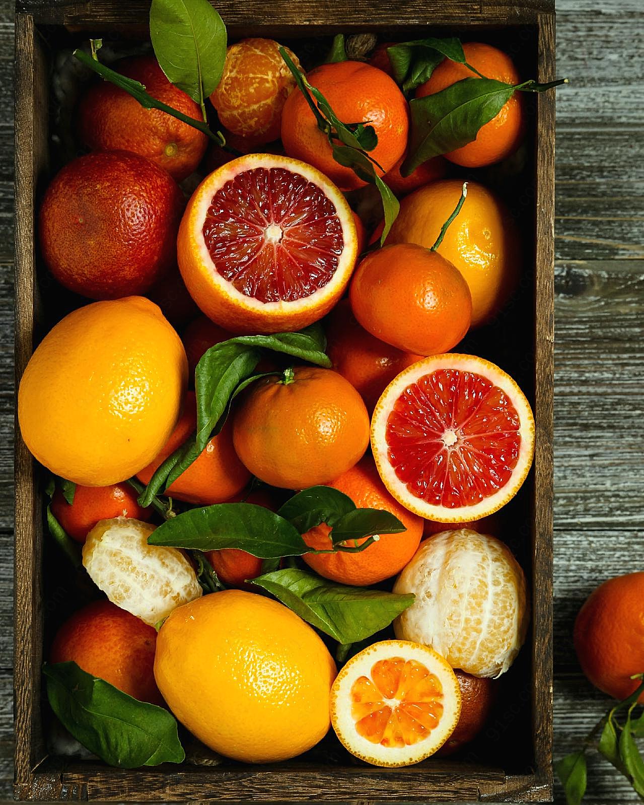 新鲜橙子图片水果