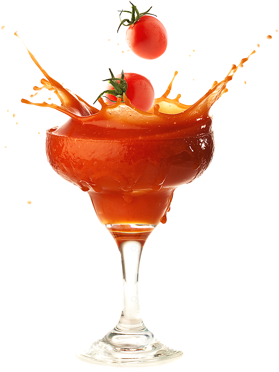 夏天番茄饮料美食摄影