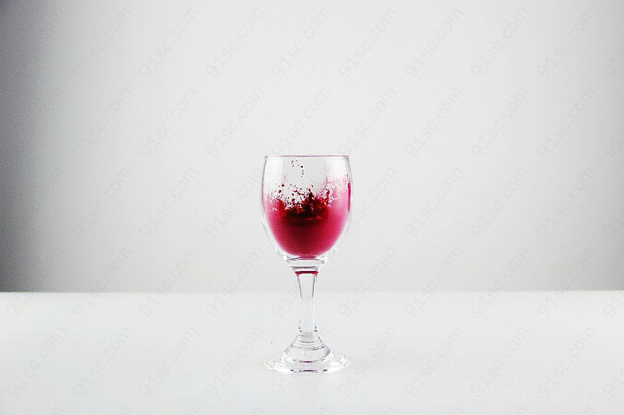 红酒高脚杯图片生活用品