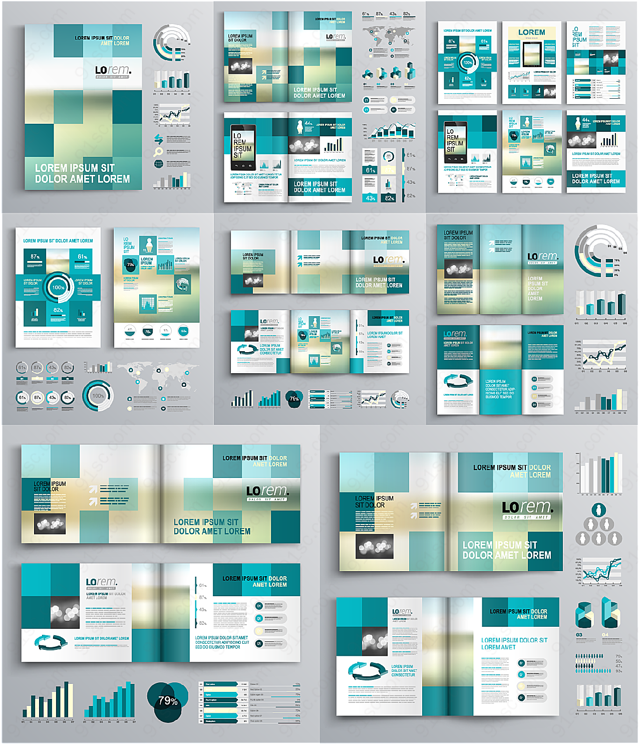 折页设计画册平面广告