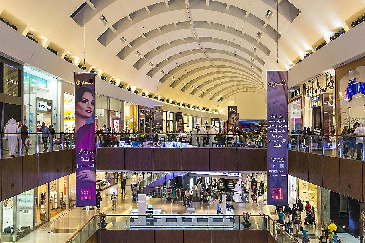 迪拜购物商业中心图片空间