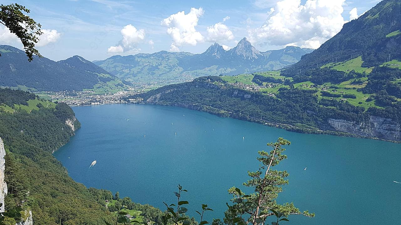 瑞士蔚蓝高清
