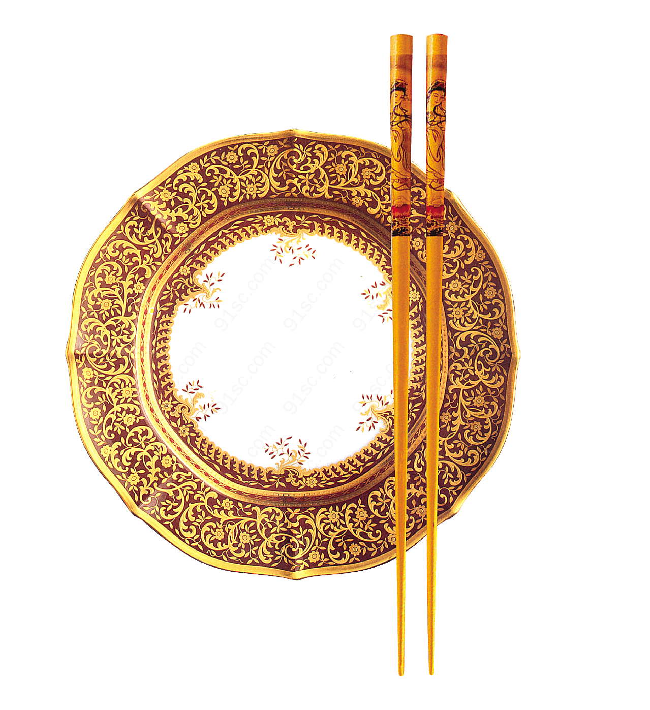 盘子筷子文化摄影