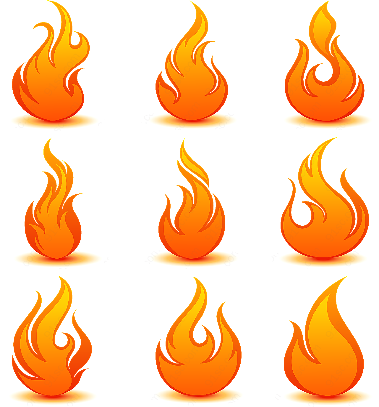 火焰标志矢量矢量logo图形