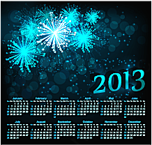 2013年历日历年历日历矢量