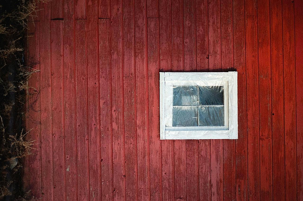 木制格子玻璃窗户图片摄影