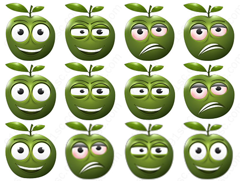 可爱苹果表情个性表情