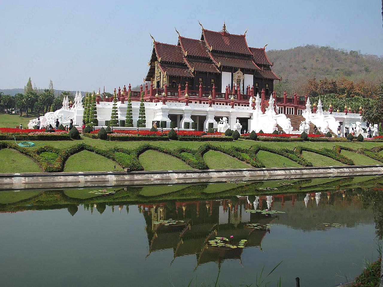 泰国皇家公园图片特色建筑