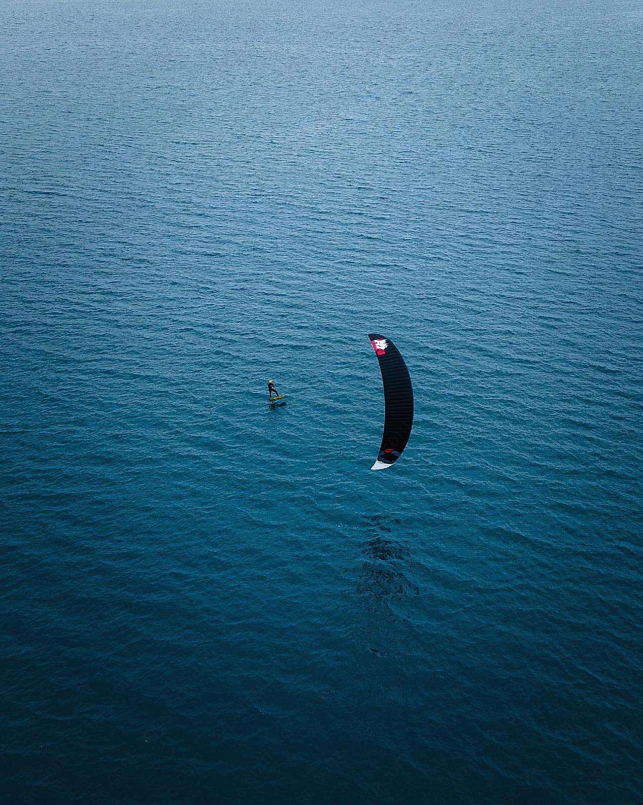 海上降落伞图片艺术